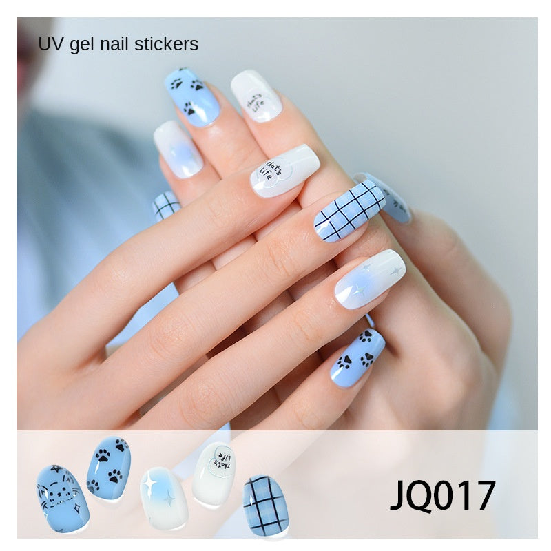 UV Gel Nail Art Patches