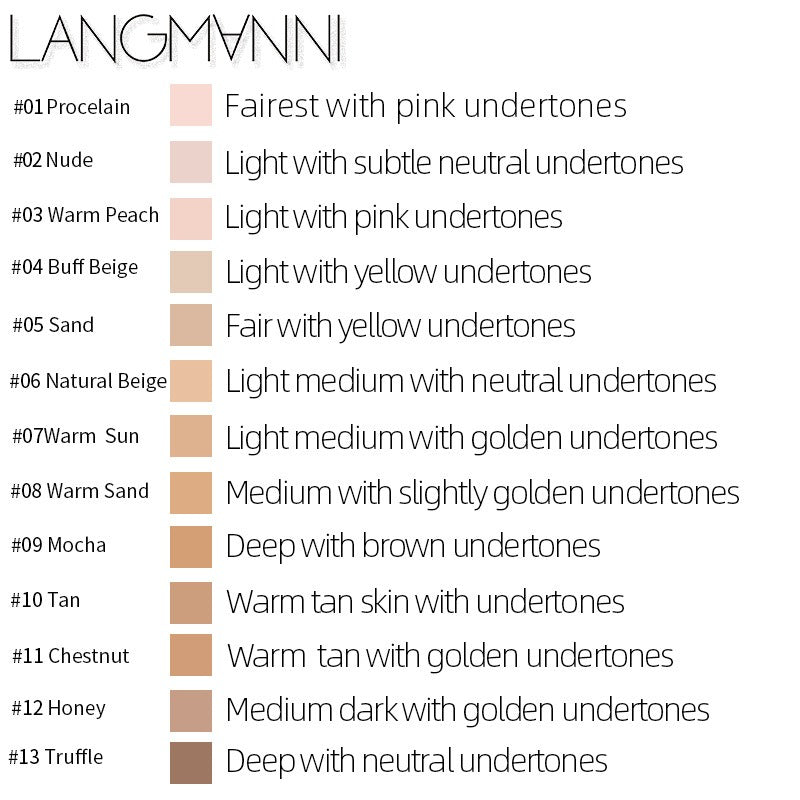 LANGMVNNI Foundation Oil Control