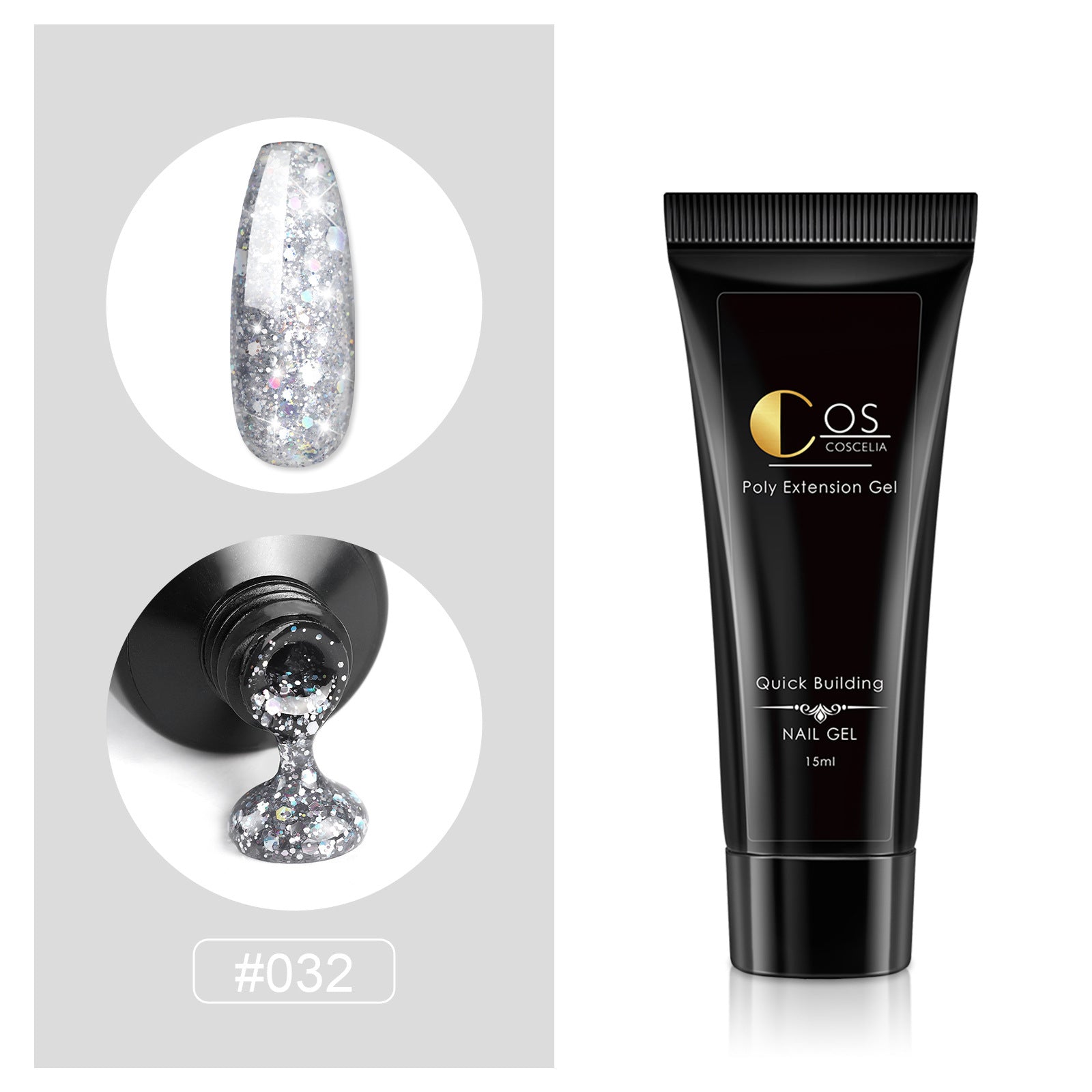 PolyGel Glitter UV LED