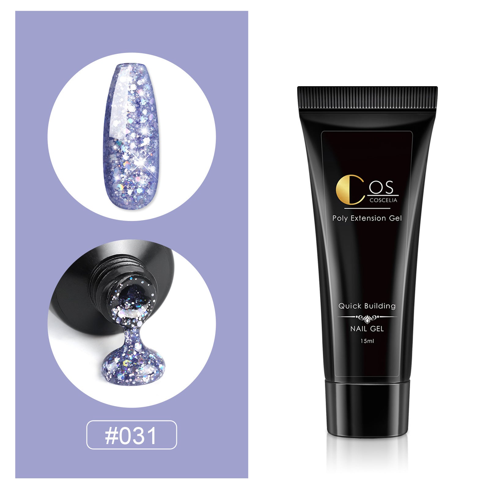 PolyGel Glitter UV LED