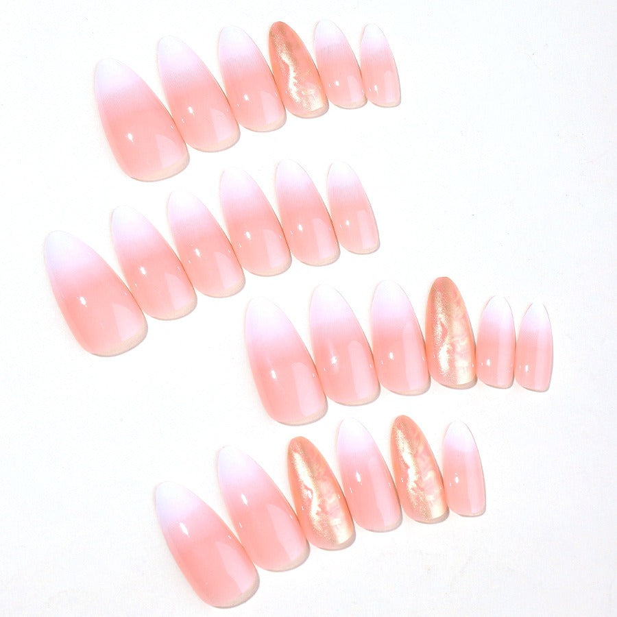 Press On Nails Lösnaglar Ombre Glitter
