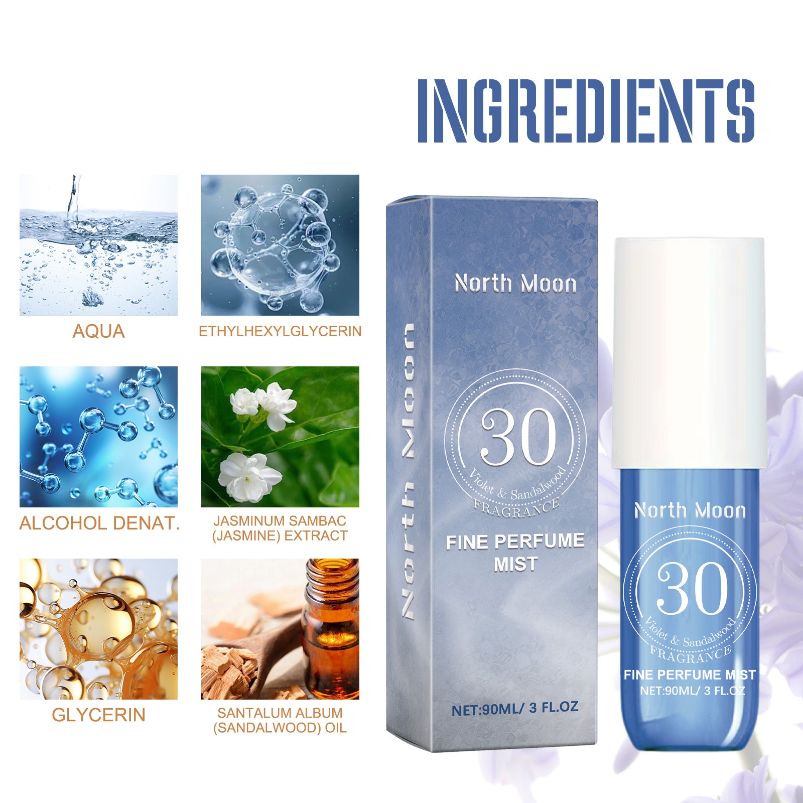 Body Mist North Moon