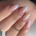 Press On Nails Lösnaglar Ombre Glitter