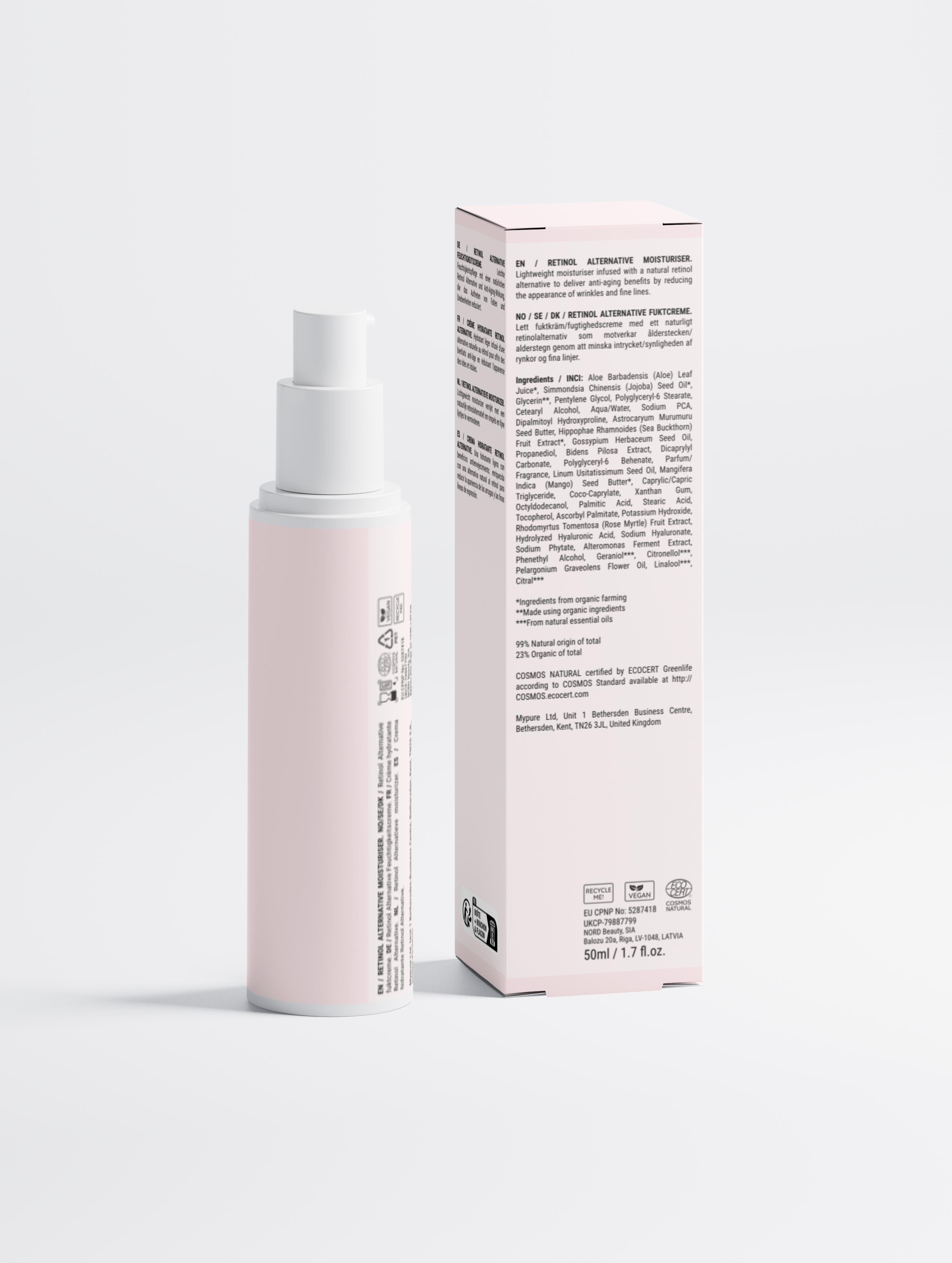 Retinol Alternative Moisturiser. Anti-Age