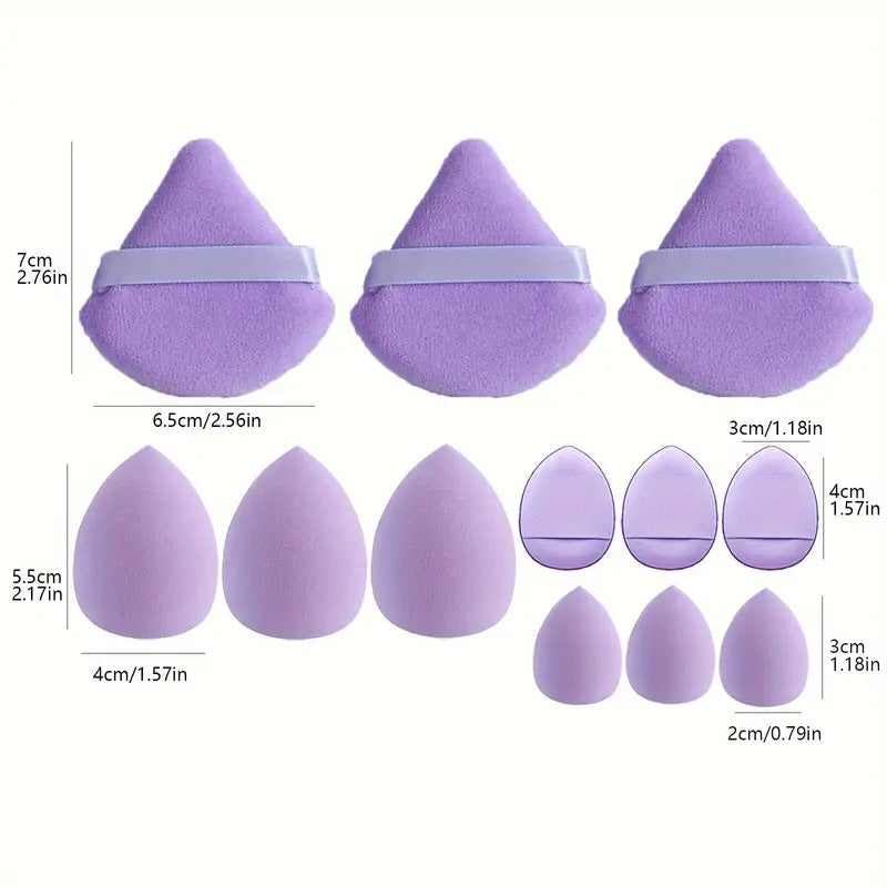SET Makeup Sponge Blender Beauty