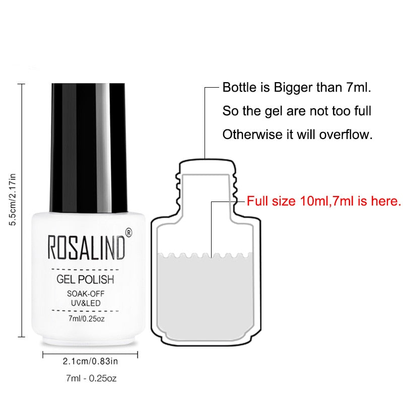 ROSALIND Gel Nagellack UV LED