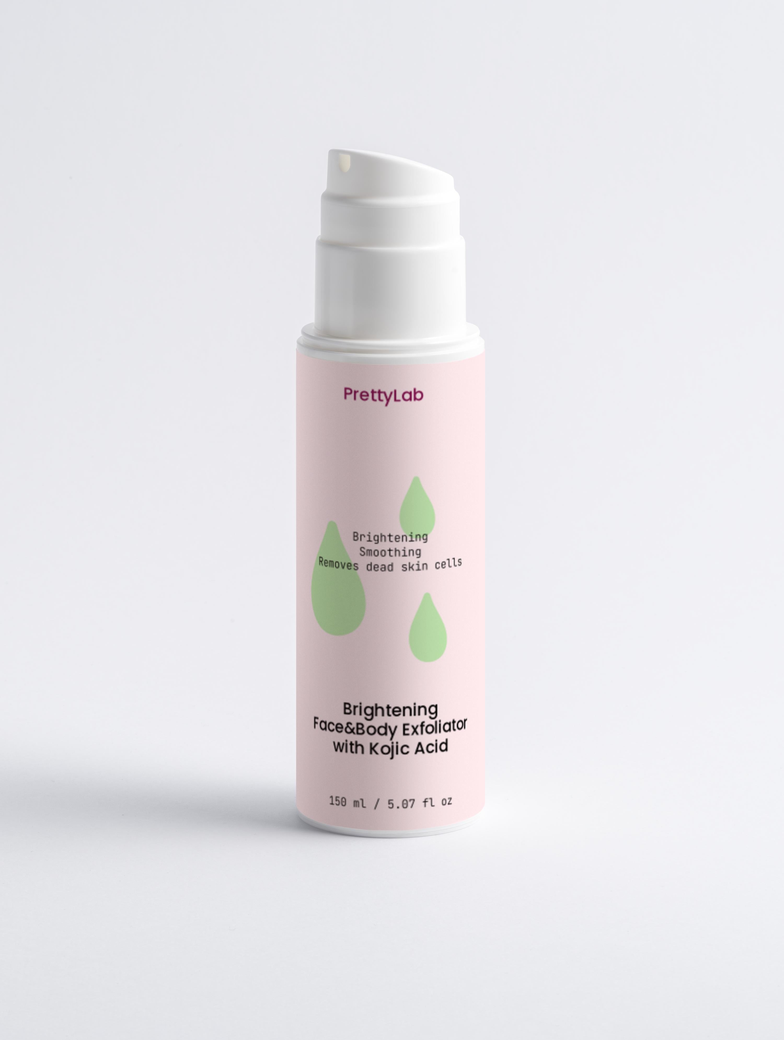 Exfoliator med Kojic Acid och Vitamin C för mörka fläckar och ojämn hudton