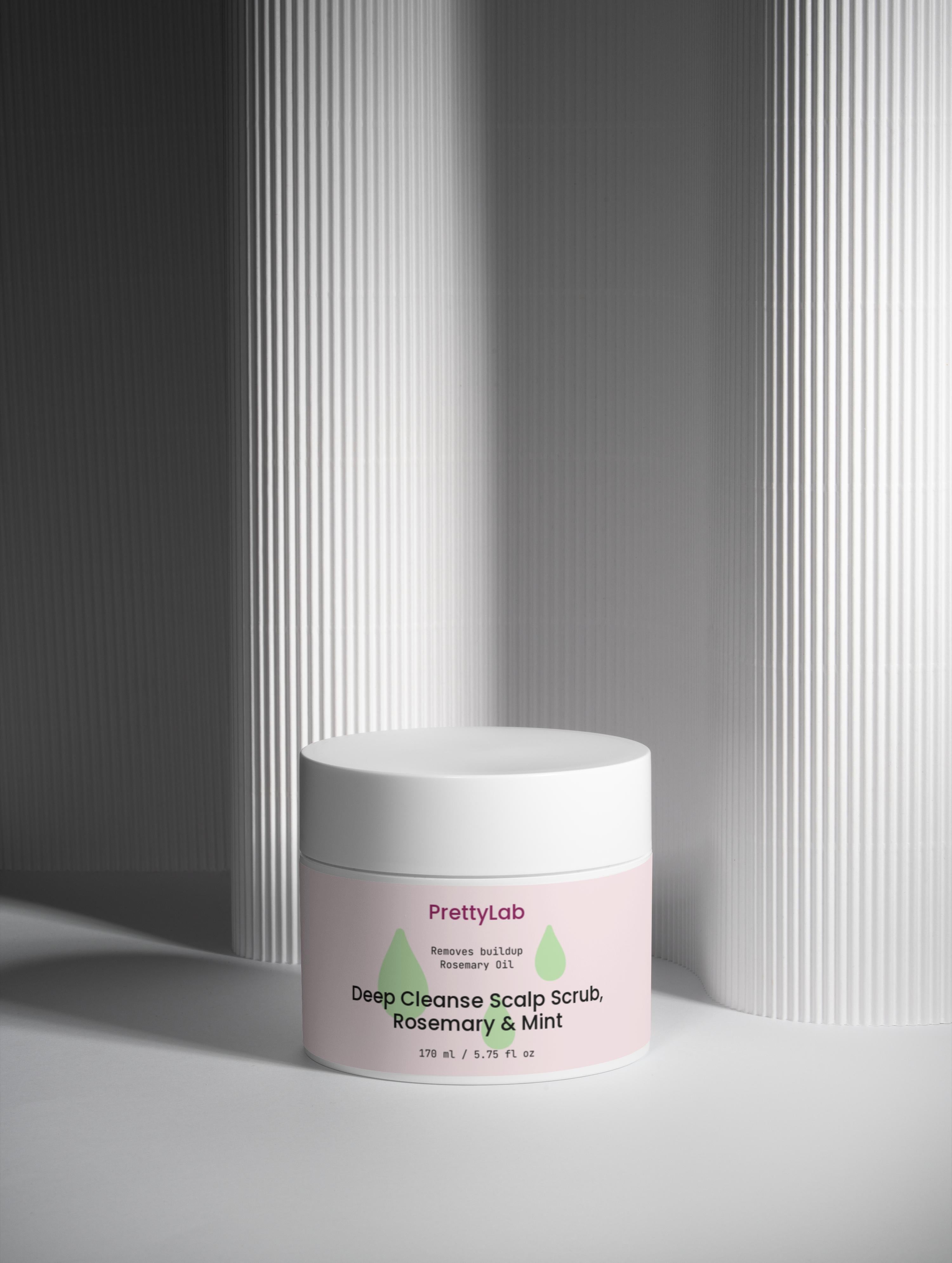 Deep Cleanse Scalp Scrub, Rosemary & Mint. Hårbotten scrub med keratin