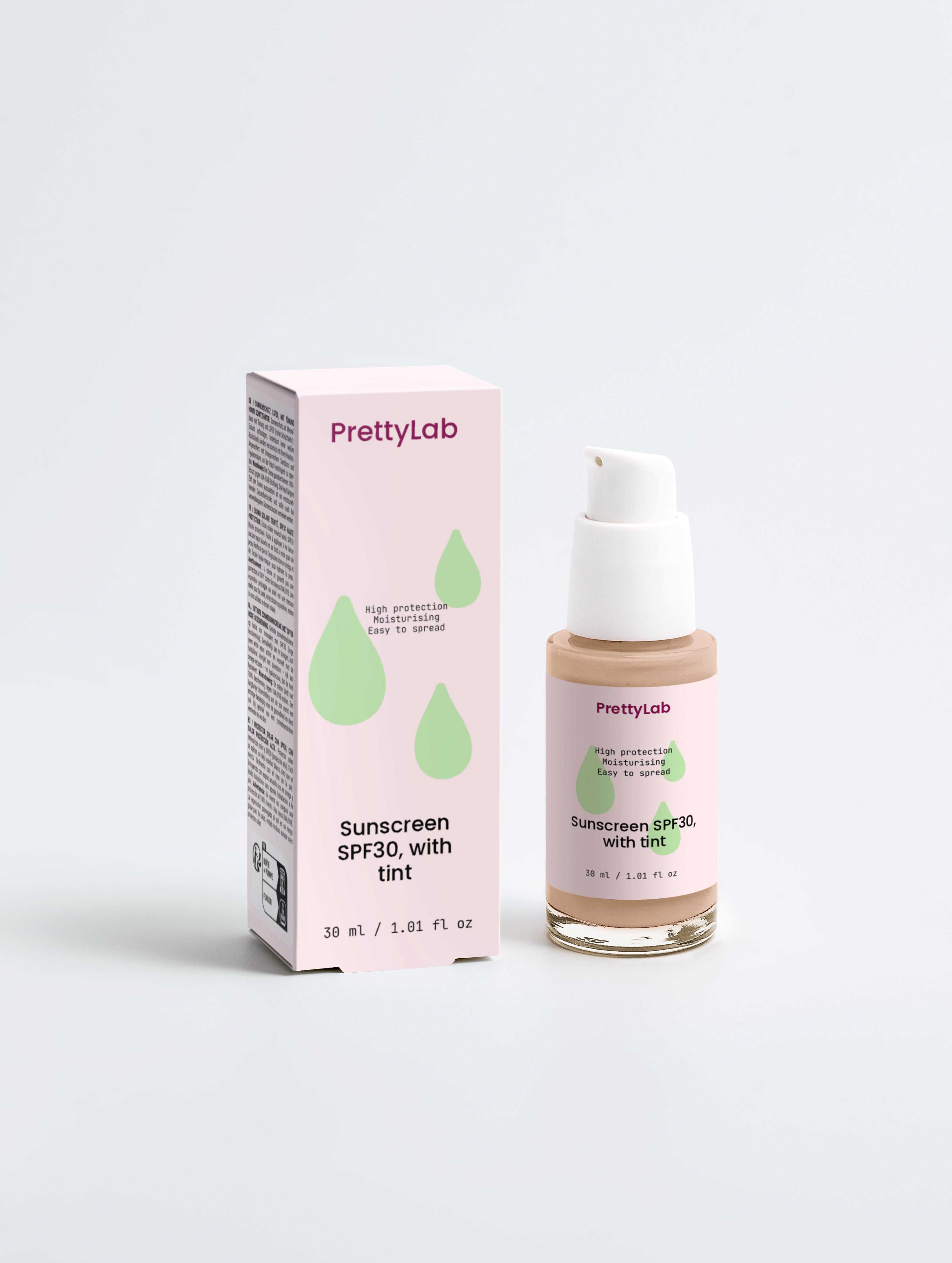Sunscreen SPF30, with tint